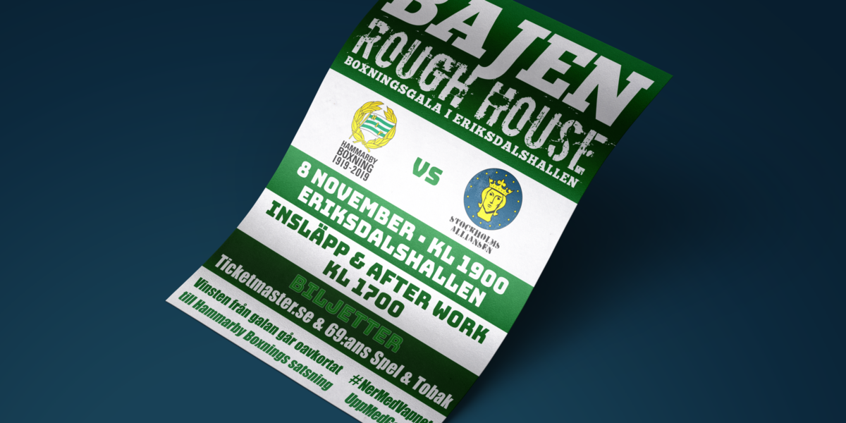 Affisch för Bajen Rough House 2019